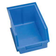 5 7/8″ × 11 1/2″ × 5″ - Blue Plastic Bin - Apex Tool & Supply