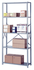 36 x 24 x 84'' - Open Style Box "W" 18-Gauge Add-On Shelving Unit - Apex Tool & Supply