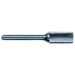1/16 EdgeHog Cyl Flat End Miniature Carbide Bur SA-41 Fine - Apex Tool & Supply