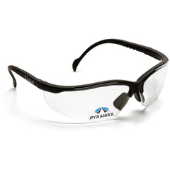 3.0 Magnification Safety Glasses- Clear Lens, Black Frame V2 Reader Style - Apex Tool & Supply