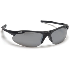 Safety Glasses - Silver Mirror Lens, Black Frame, Avante - Apex Tool & Supply