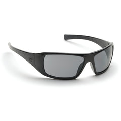 Safety Glasses - Black Frame, Gray Lens - Apex Tool & Supply