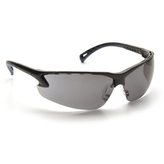 Safety Glasses - Black Frame, Gray Lens with Anti-Fog - Apex Tool & Supply
