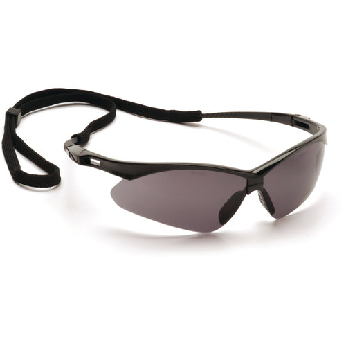 Safety Glasses - Black Frame, Gray Lens - Apex Tool & Supply