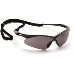 Safety Glasses - Black Frame, Gray Lens - Apex Tool & Supply