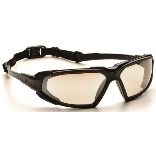Safety Glasses - Black Frame, I/O Mirror Fog Free Lens - Apex Tool & Supply