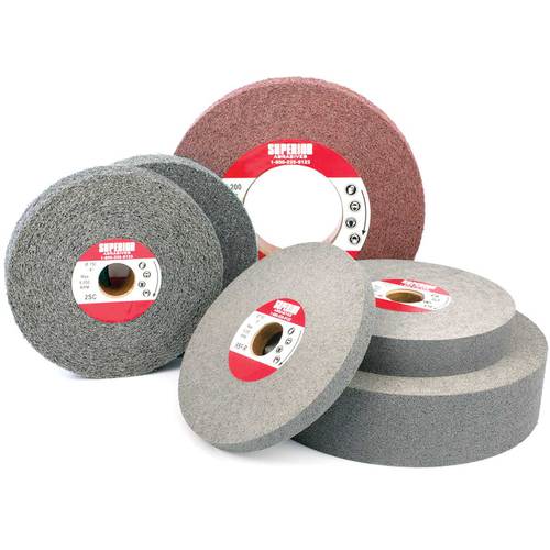 Shur-brite 8″ × 1″ × 3″ Deburring Wheel , 9SF