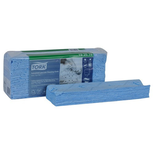 Industrial Low Lint Cleaning Cloth - Blue - Top Pak - Apex Tool & Supply