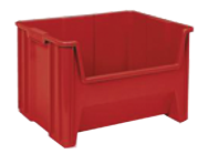 19 x 15-1/4 x 12'' - Red Stak-N-Store Bin - Apex Tool & Supply