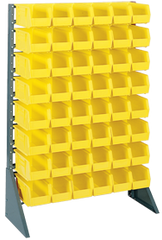 36 x 14-1/8 x 53'' - 1-Sided 16-Rail Bin Rack - Apex Tool & Supply