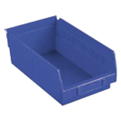 8 3/8″ × 11 5/8″ × 4″ - Blue Economy Shelf Bin - Apex Tool & Supply