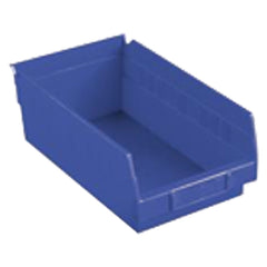 8 3/8″ × 11 5/8″ × 4″ - Blue Economy Shelf Bin - Apex Tool & Supply