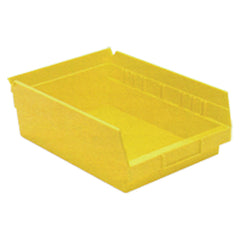 8 3/8″ × 11 5/8″ × 4″ - Yellow Economy Shelf Bin - Apex Tool & Supply
