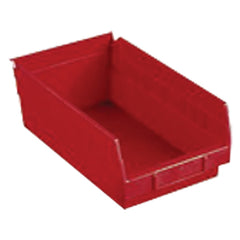 6 5/8″ × 23 5/8″ × 4″ - Red Economy Shelf Bin - Apex Tool & Supply