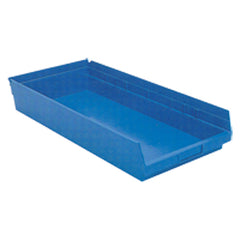 11 1/8″ × 23 5/8″ × 4″ - Blue Economy Shelf Bin - Apex Tool & Supply
