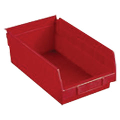 11 1/8″ × 17 7/8″ × 4″ - Red Economy Shelf Bin - Apex Tool & Supply