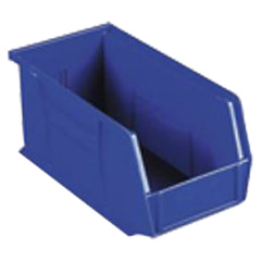 5 1/2″ × 10 7/8″ × 5″ - Blue Hanging or Stackable Bin - Apex Tool & Supply