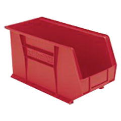 5 1/2″ × 10 7/8″ × 5″ - Red Hanging or Stackable Bin - Apex Tool & Supply