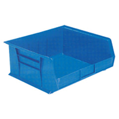16 1/2″ × 14 3/4″ × 7″ - Blue Hanging or Stackable Bin - Apex Tool & Supply