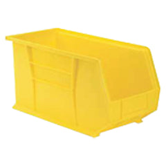 8 1/4″ × 18″ × 9″ - Yellow Hanging or Stackable Bin - Apex Tool & Supply