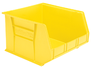 16-1/2 x 18 x 11'' - Yellow Hanging or Stackable Bin - Apex Tool & Supply