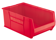 12-3/8" x 20" x 8" - Red Stackable Bins - Apex Tool & Supply