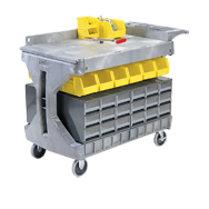 Large Pro Tool Storage Cart - #30936G Gray - Apex Tool & Supply