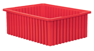 20-1/8 x 14-7/8 x 7-7/16'' - Red Akro-Grid Stackable Containers - Apex Tool & Supply