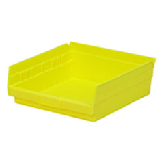 11 1/8″ × 11 5/8″ × 4″ - Yellow Economy Shelf Bin - Apex Tool & Supply