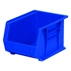 8 1/4″ × 10 3/4″ × 7″ - Blue Hanging or Stackable Bin - Apex Tool & Supply