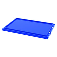 Blue Lid for use with Akro Nest-Stack Tote 35–240 - Apex Tool & Supply