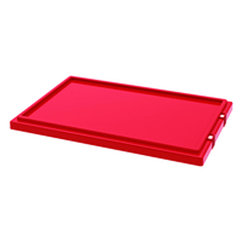 Red Lid for use with Akro Nest-Stack Tote 35–240 - Apex Tool & Supply