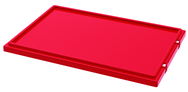 Red Lid for use with Akro Nest-Stack Tote 35-300 - Apex Tool & Supply