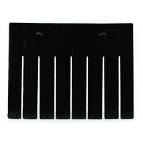 6-Pack - Black - Short Bin Dividers for use with Akro-Grid Container 33-168 - Apex Tool & Supply