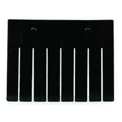 6-Pack - Black - Short Bin Dividers for use with Akro-Grid Container 33-168 - Apex Tool & Supply