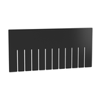 Black 6-Pack Short Bin Dividers for use with Akro-Grid Container 33-228 - Apex Tool & Supply