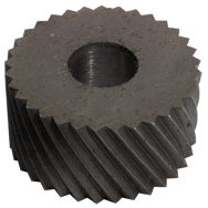 Knurling Wheel - 1/4'' Hole Dia., 5/8'' Dia., 1/4'' Width (16 TPI) - Series GK - Apex Tool & Supply