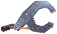 T-Handle Clamp With Cushion Handles - 2-1/4'' Throat Depth, 4-1/2'' Max. Opening - Apex Tool & Supply