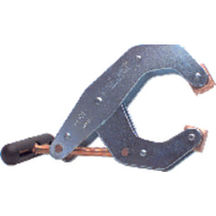 T-Handle Clamp With Cushion Handles - 1 1/8″ Throat Depth, 2″ Max. Opening - Apex Tool & Supply