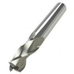 3/16" Dia. - 3/8" LOC - 1-1/2" OAL - 3 FL Carbide S/E HP End Mill-AlTiN - Apex Tool & Supply