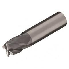 5/32" Dia. - 5/16" LOC - 1-1/2" OAL - 4 FL Carbide S/E HP End Mill-AlTiN - Apex Tool & Supply