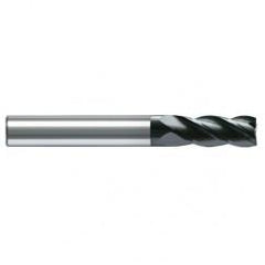 10mm Dia. - 72mm OAL - AlCrN - Solid Carbide - High Spiral End Mill - 4 FL - Apex Tool & Supply