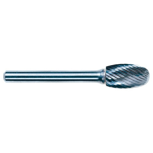3mm EdgeHog Elliptical Miniature Carbide Bur SE-41L76M 76mm OAL Standard - Apex Tool & Supply