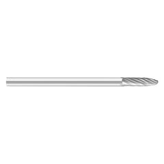 SE-41X3 #1 .1250 Burr RH SE 12FL - Apex Tool & Supply