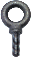 Shoulder Plain Eye Bolt - 1-1/8-7 Thread, 2'' Eye Dia. - Apex Tool & Supply