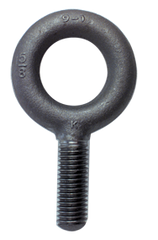 No Shoulder Plain Eye Bolt - 1-1/8-7 Thread, 2'' Eye Dia. - Apex Tool & Supply