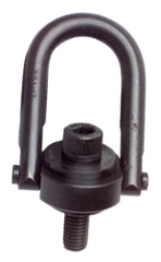 Hoist Ring - 3/8-16; .54'' Thread Length; 1000 lb Rating Load; 2.67'' OAL - Apex Tool & Supply