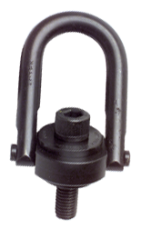 Hoist Ring - 1/2-13; 1.28'' Thread Length; 2500 lb Rating Load; 4.78'' OAL - Apex Tool & Supply