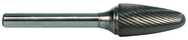 5/8 EdgeHog Tree Shape Radius End Carbide Bur SF-6 Standard Alt Diamond (Double) - Apex Tool & Supply