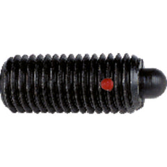 End Force Spring Plunger - 2 lbs Initial End Force, 9 lbs Final End Force (1/4″–20 Thread) - Apex Tool & Supply